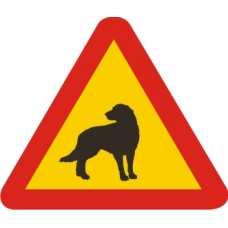 Varningsskylt - hund